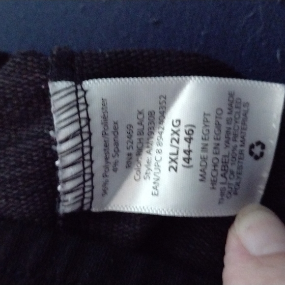 Athletic Works black 2xl 44-46 - Picture 4 of 4